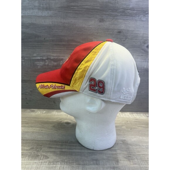 Kevin Harvick Hat #29 Nascar Shell Pennzoil Racing Rcr Cap Chase Authentics Vtg - Picture 3 of 10